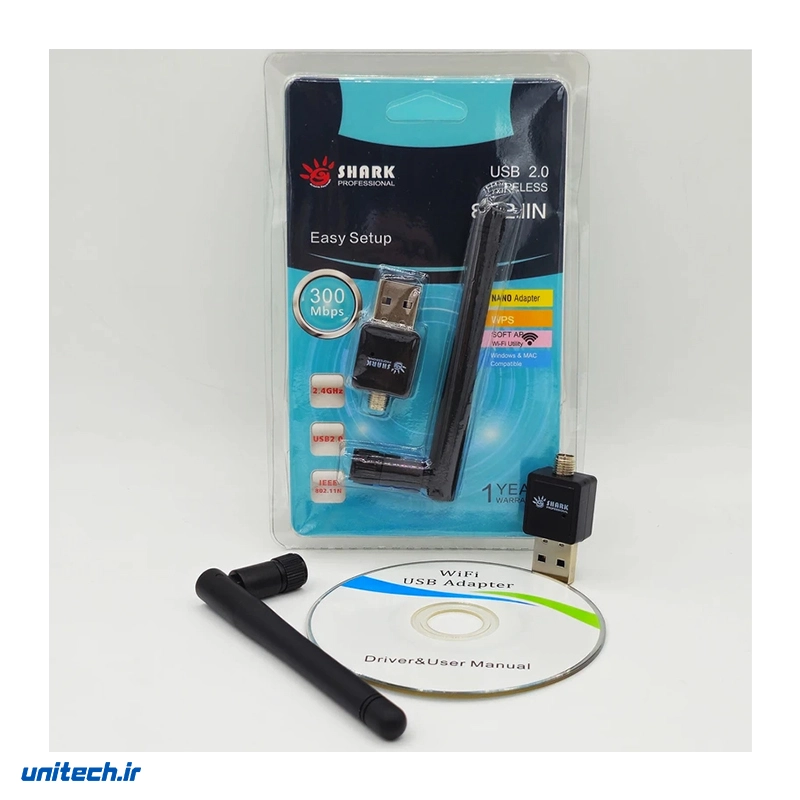 دانگل وای فای شارک مدل 802300MBPSHORT ANTEN کد 20242